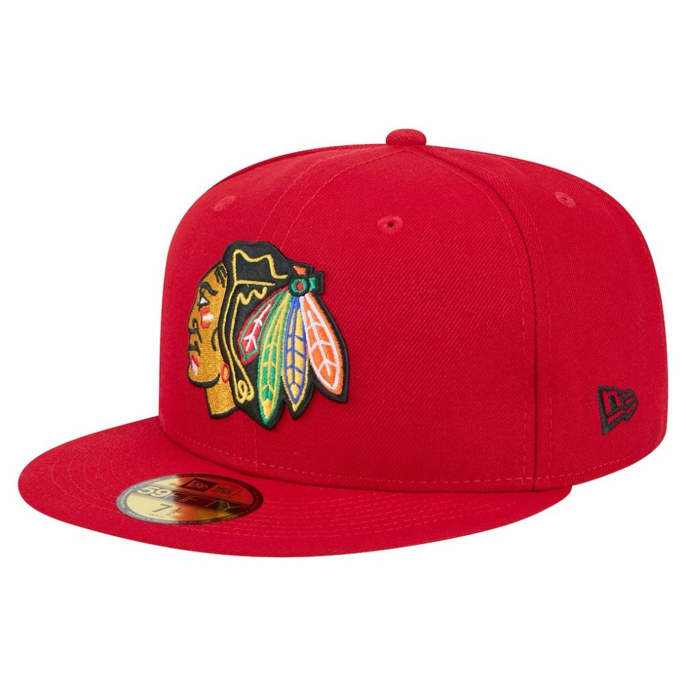 Chicago Blackhawks New Era Core 59FIFTY Fitted Hat - Red - NHL 202165712