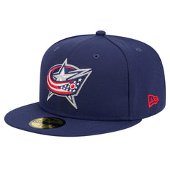 Columbus Blue Jackets New Era Core 59FIFTY Fitted Hat - Navy - NHL 202165713