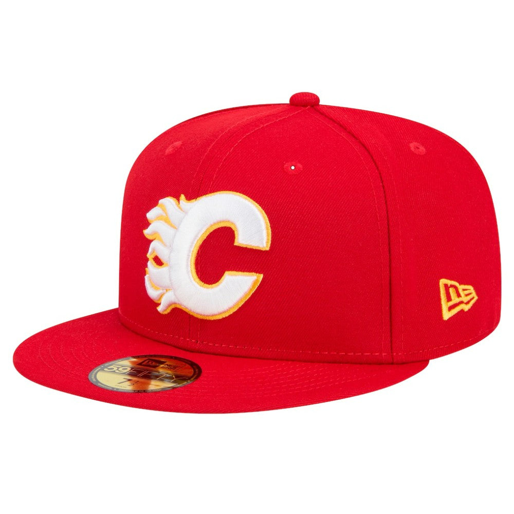 Calgary Flames New Era Core 59FIFTY Fitted Hat - Red - NHL 202165714
