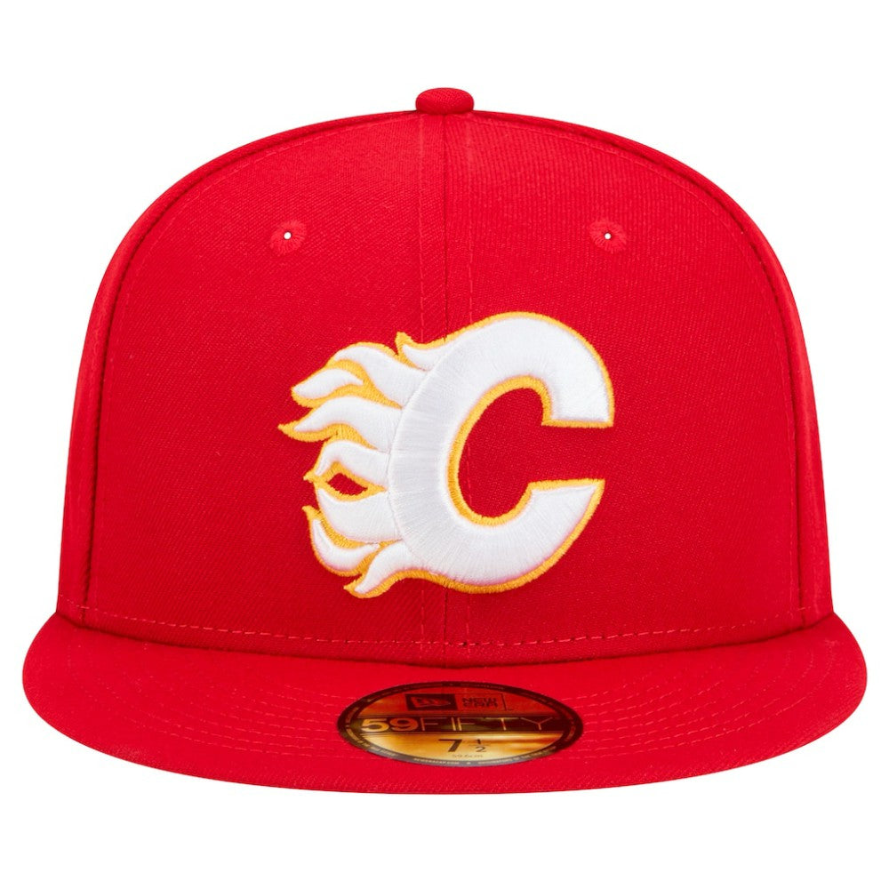 Calgary Flames New Era Core 59FIFTY Fitted Hat - Red - NHL 202165714