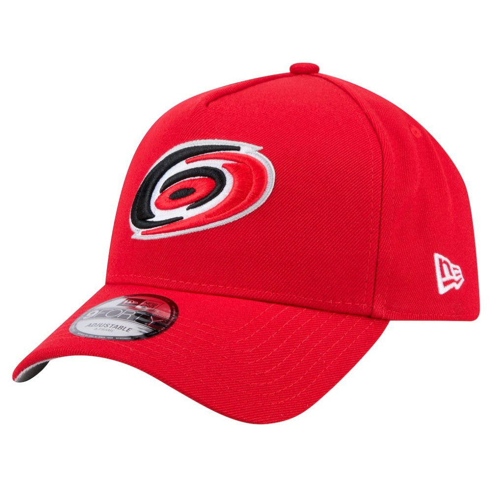 Carolina Hurricanes New Era Core A-Frame 9FORTY Adjustable Hat - Red - NHL 202165728