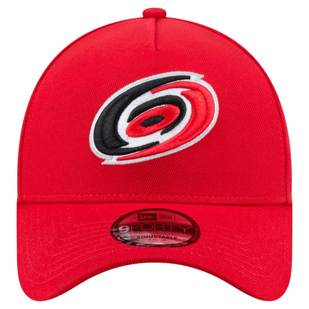 Carolina Hurricanes New Era Core A-Frame 9FORTY Adjustable Hat - Red - NHL 202165728