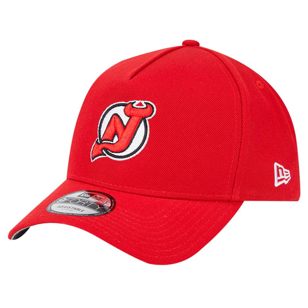 New Jersey Devils New Era Core A-Frame 9FORTY Adjustable Hat - Red - NHL 202165730