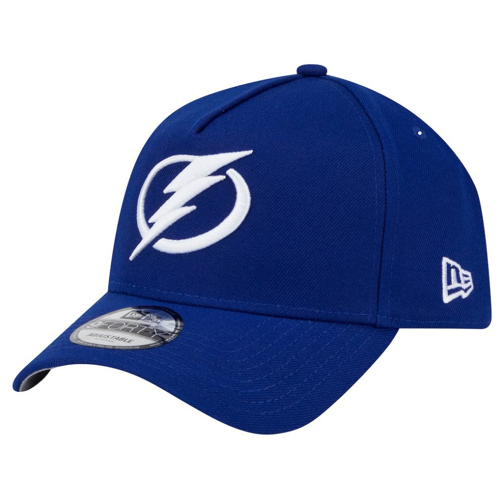 Tampa Bay Lightning New Era Core A-Frame 9FORTY Adjustable Hat - Blue - NHL 202165731
