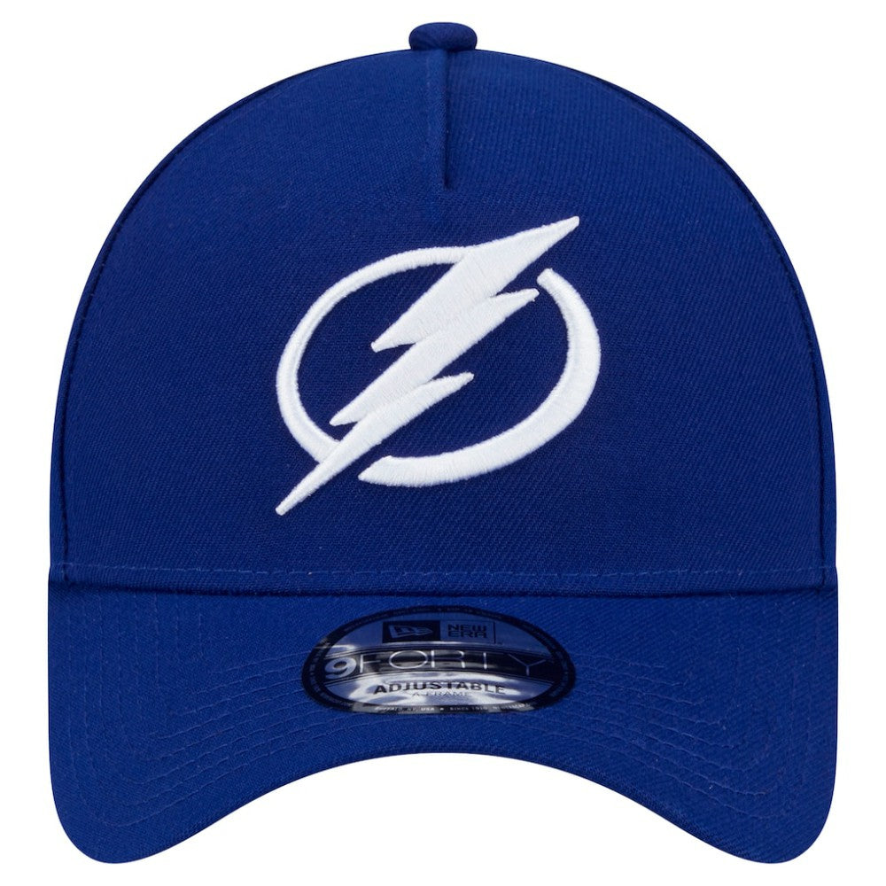 Tampa Bay Lightning New Era Core A-Frame 9FORTY Adjustable Hat - Blue - NHL 202165731