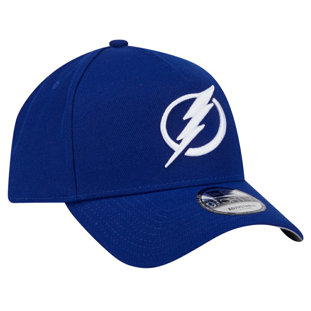 Tampa Bay Lightning New Era Core A-Frame 9FORTY Adjustable Hat - Blue - NHL 202165731