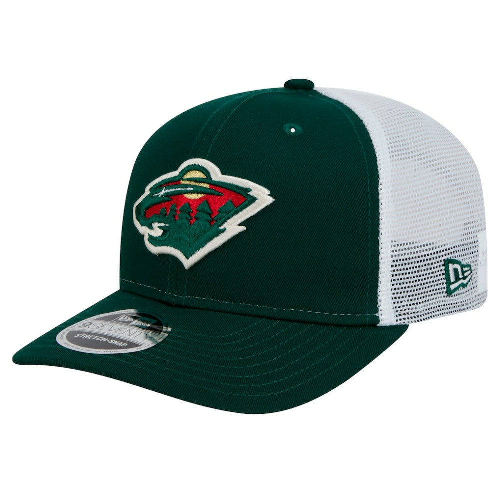 Minnesota Wild New Era Core Trucker 9SEVENTY Stretch-Snap Hat - Green - NHL 202165764