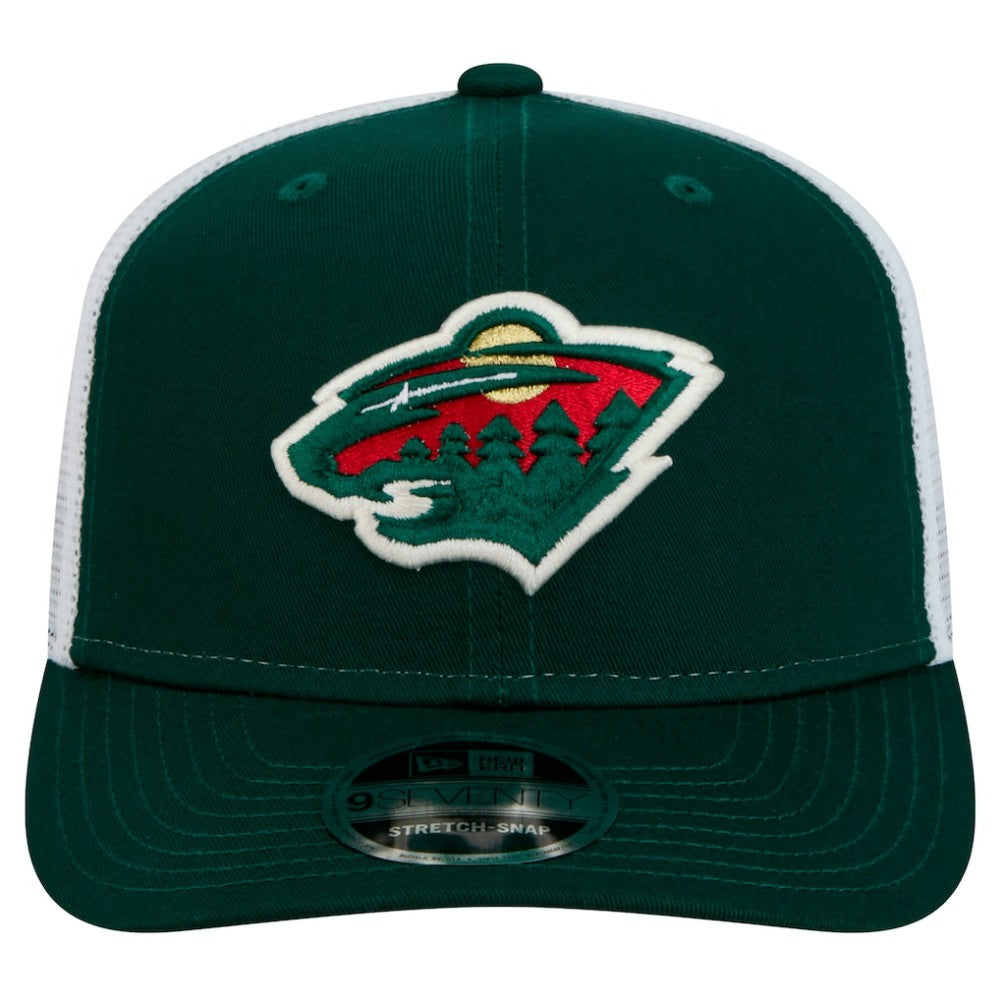 Minnesota Wild New Era Core Trucker 9SEVENTY Stretch-Snap Hat - Green - NHL 202165764