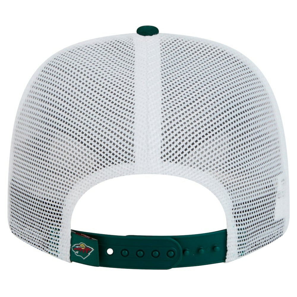 Minnesota Wild New Era Core Trucker 9SEVENTY Stretch-Snap Hat - Green - NHL 202165764