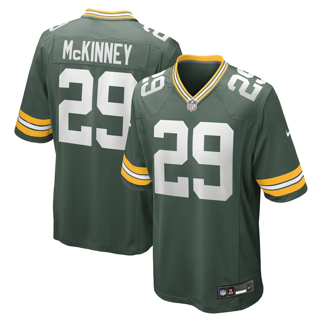 Nike Xavier McKinney Green Bay Packers Team Game Jersey Green