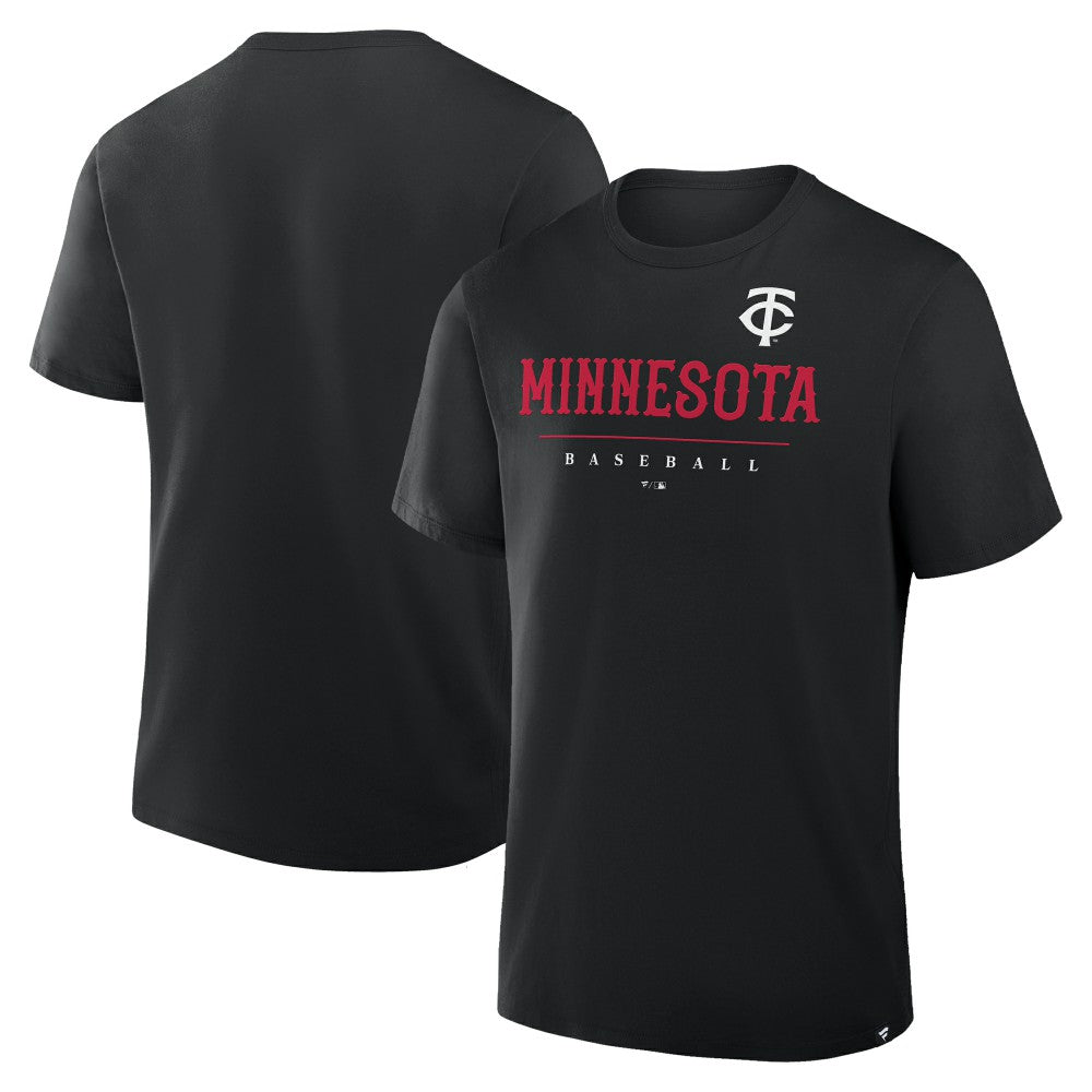 Minnesota Twins Fanatics Color Pop Legacy Clubhouse T-Shirt - Black - Fanatics Online