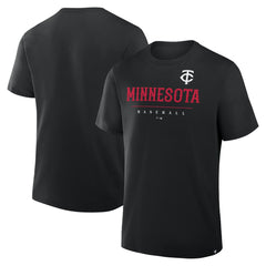 Minnesota Twins Fanatics Color Pop Legacy Clubhouse T-Shirt - Black - Fanatics Online
