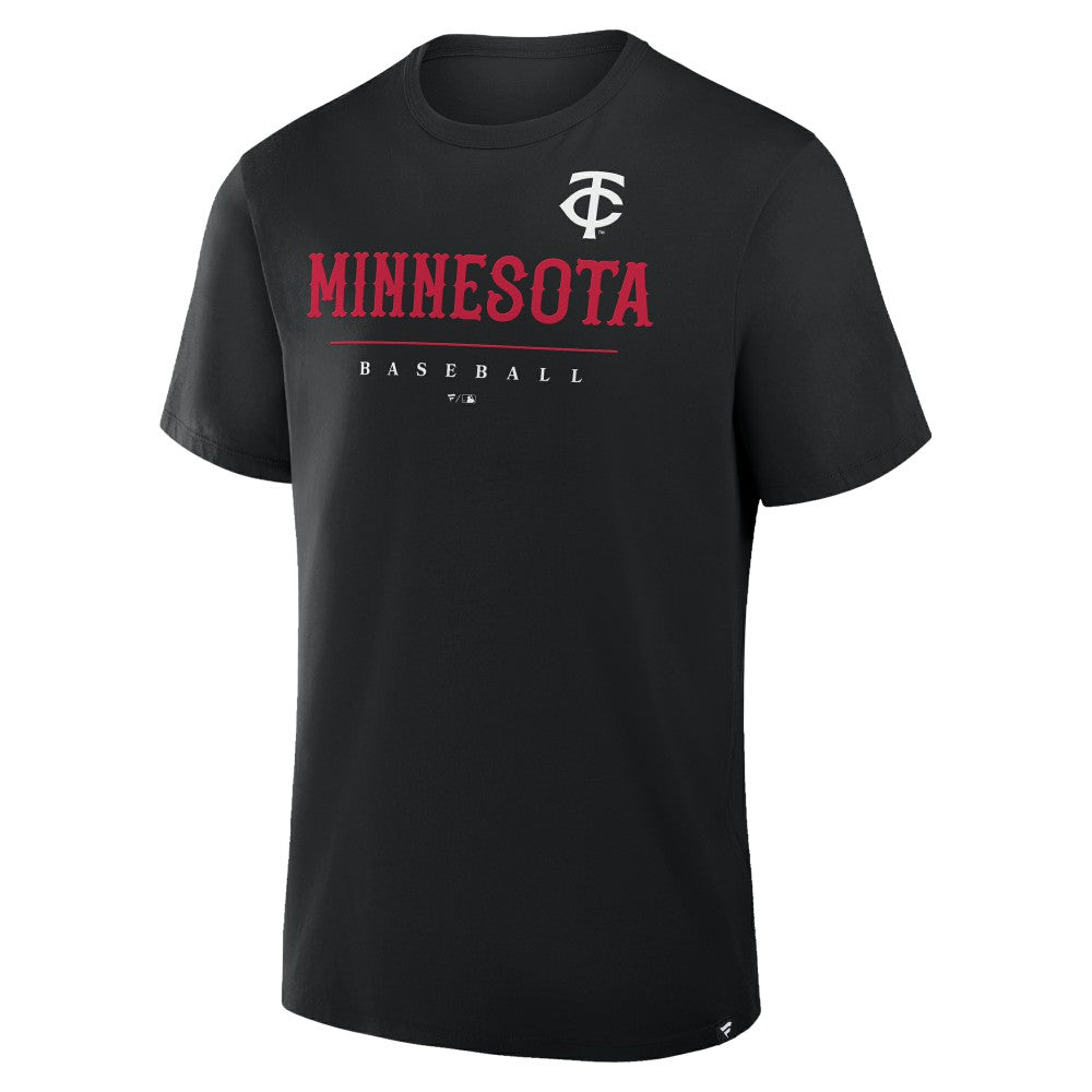 Minnesota Twins Fanatics Color Pop Legacy Clubhouse T-Shirt - Black - Fanatics Online