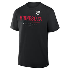 Minnesota Twins Fanatics Color Pop Legacy Clubhouse T-Shirt - Black - Fanatics Online
