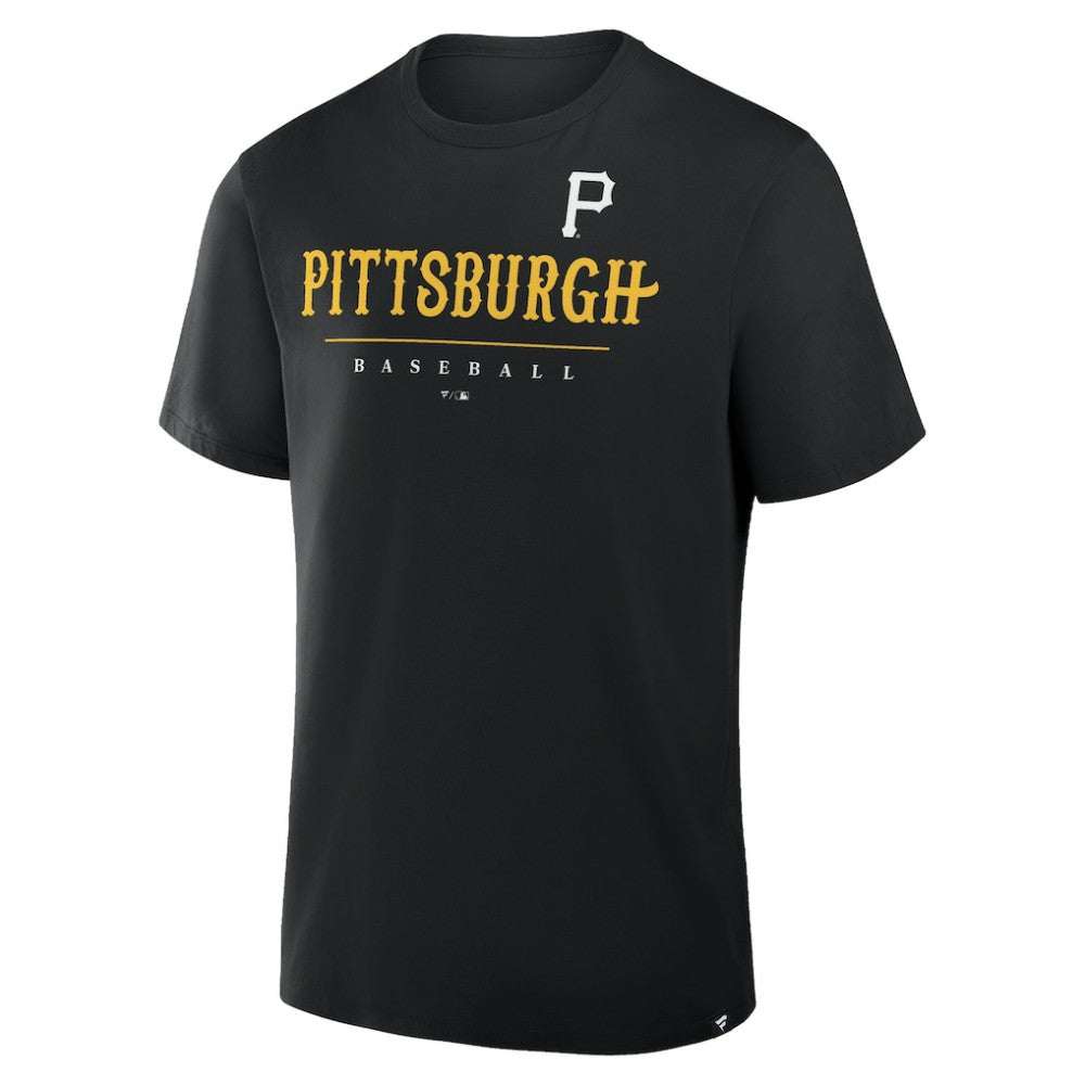 Pittsburgh Pirates Fanatics Color Pop Legacy Clubhouse T-Shirt - Black - Fanatics Sale