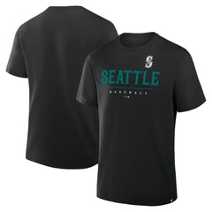 Seattle Mariners Fanatics Color Pop Legacy Clubhouse T-Shirt - Black - Fanatics Sale