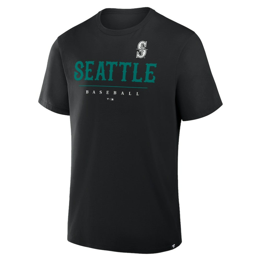 Seattle Mariners Fanatics Color Pop Legacy Clubhouse T-Shirt - Black - Fanatics Sale