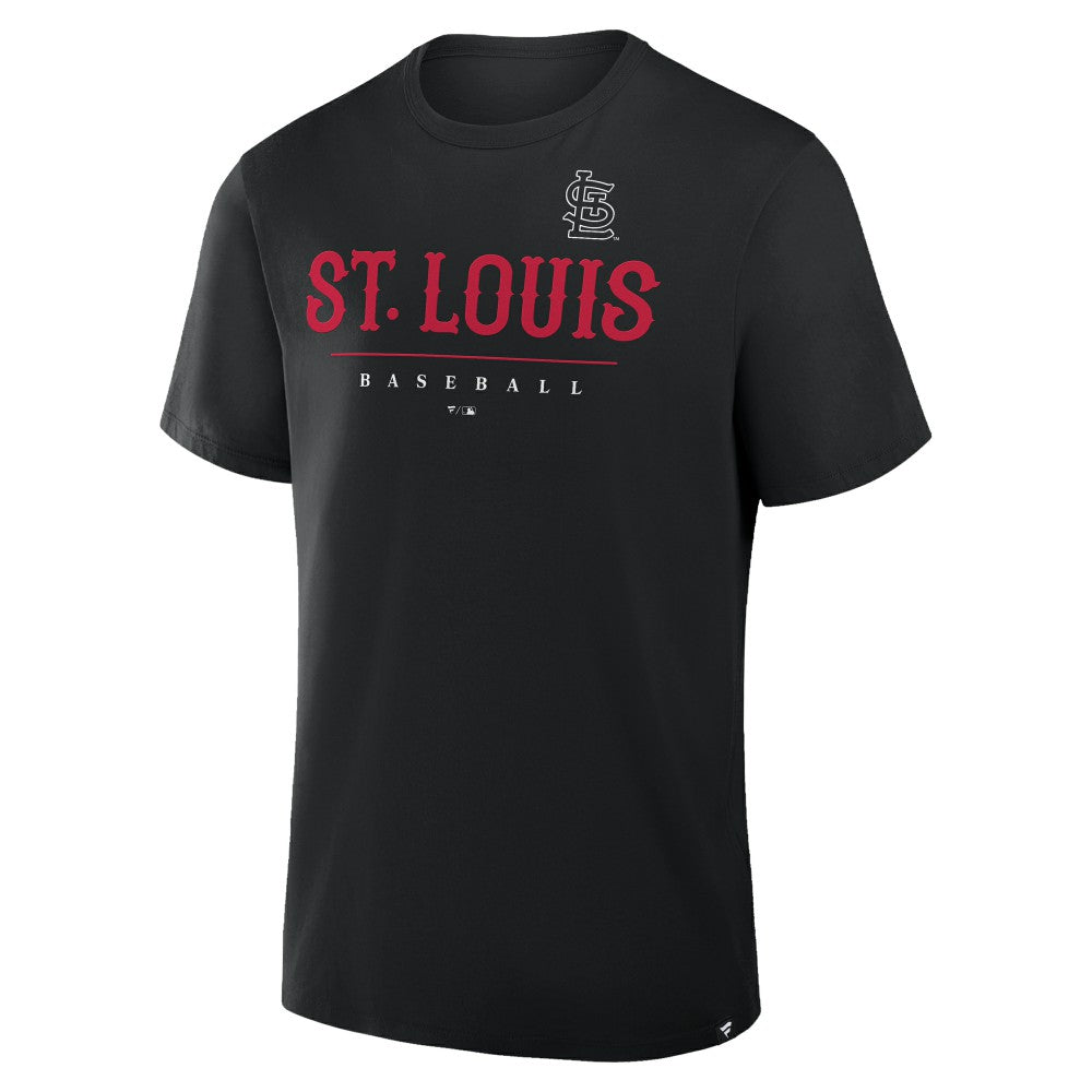 St. Louis Cardinals Fanatics Color Pop Legacy Clubhouse T-Shirt - Black - Fanatics on Sale