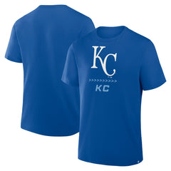 Kansas City Royals Fanatics Clubhouse Legacy Side Swipe T-Shirt - Royal - Fanatics Sale