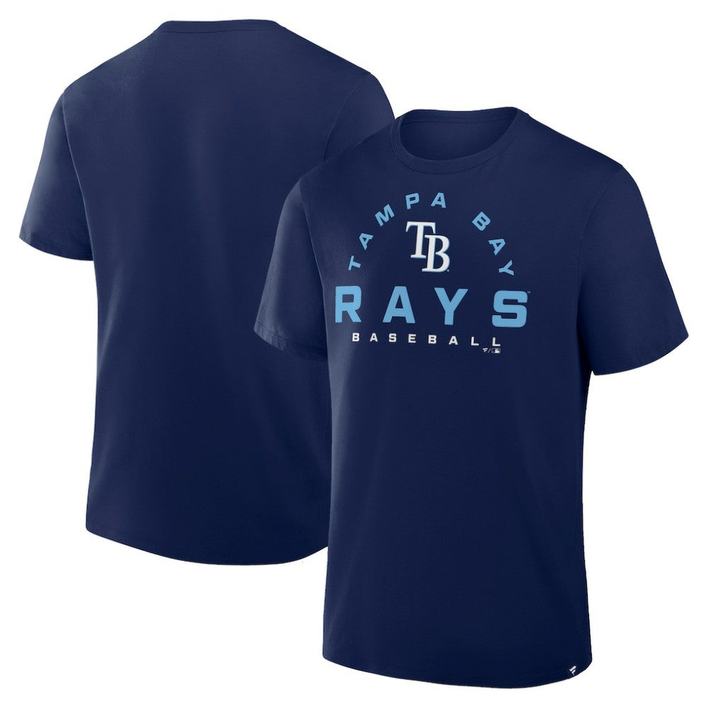 Tampa Bay Rays Fanatics Clubhouse Legacy Primary Play T-Shirt - Navy - Fanatics on Sale
