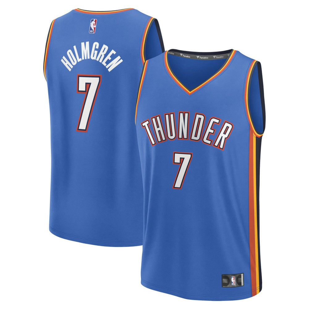 Chet Holmgren Oklahoma City Thunder Fast Break Replica Player Jersey Icon Edition Blue | Fanatics Near Me