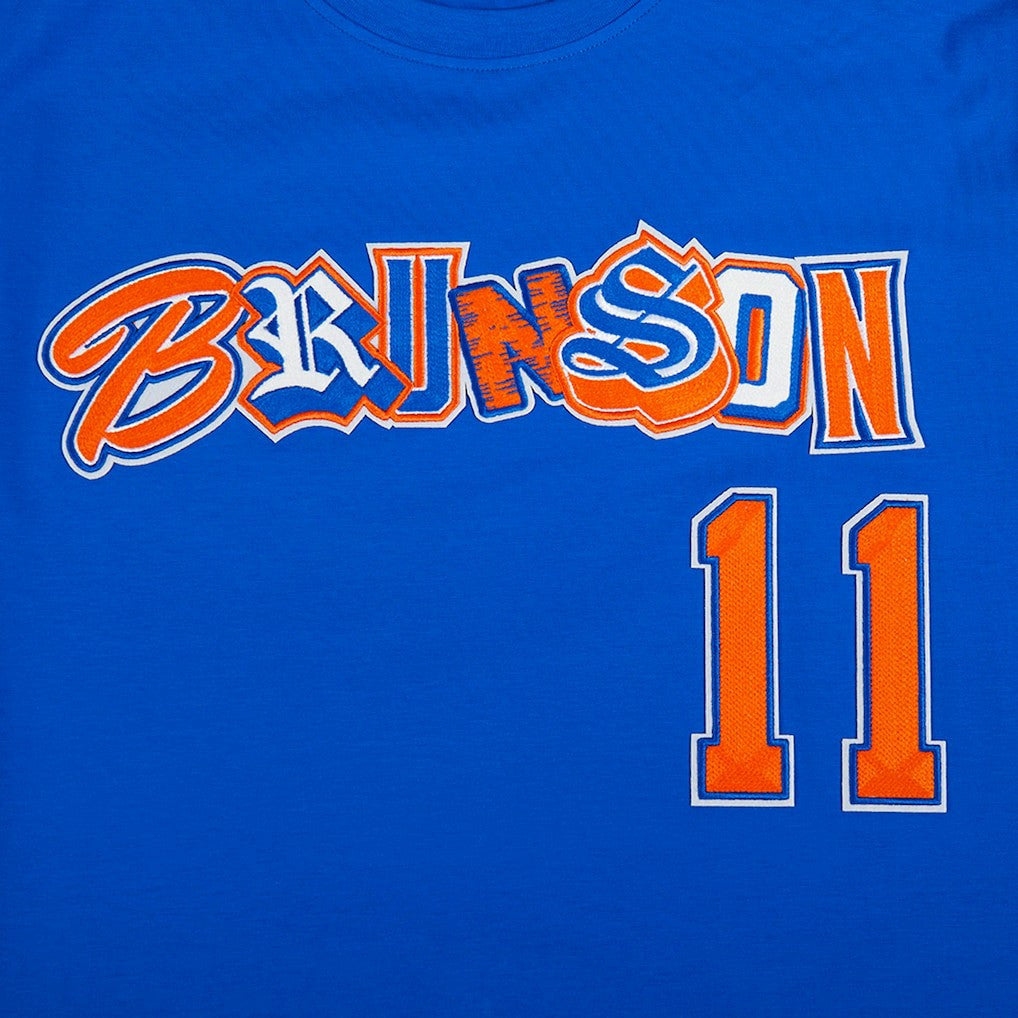 Jalen Brunson New York Knicks Pro Standard City Ransom T-Shirt Blue