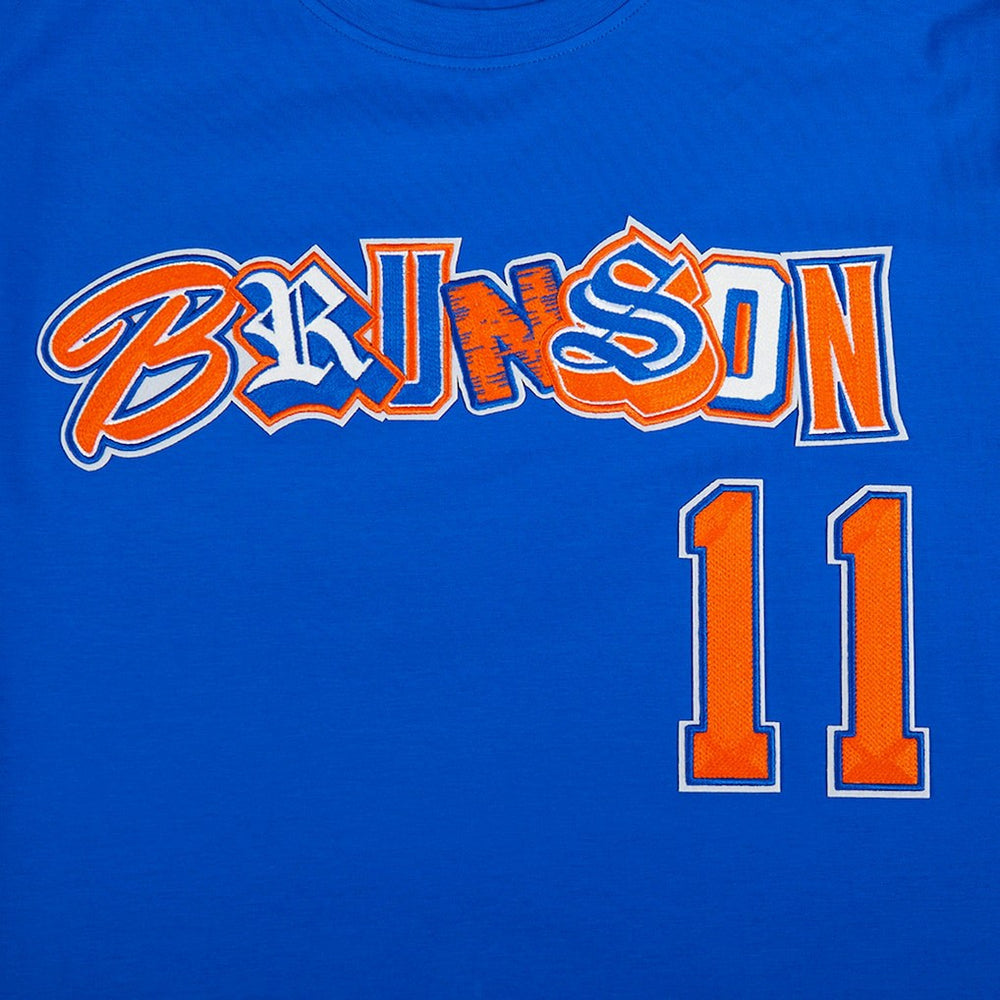 Jalen Brunson New York Knicks Pro Standard City Ransom T-Shirt Blue