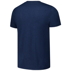 Chicago Bears Homage Unisex Ruffle Some Feathers Tri-Blend T-Shirt Navy