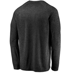 Fanatics Green Bay Packers Iconic Striated Dark Logo Raglan Long Sleeve T-Shirt Black