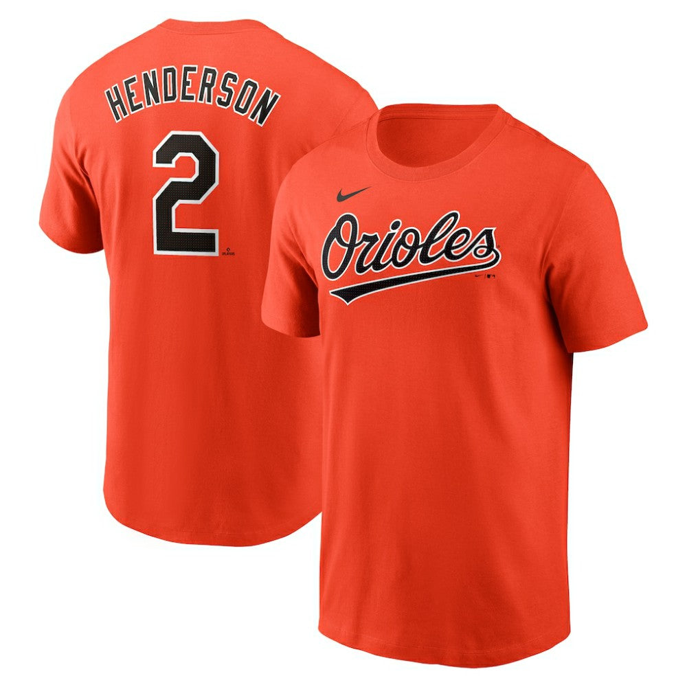 Gunnar Henderson Baltimore Orioles Nike Fuse Name & Number T-Shirt - Orange - Nike Online