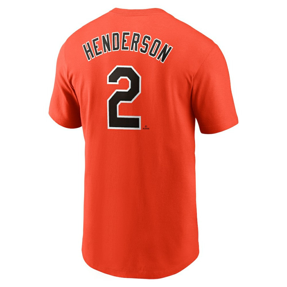 Gunnar Henderson Baltimore Orioles Nike Fuse Name & Number T-Shirt - Orange - Nike Online
