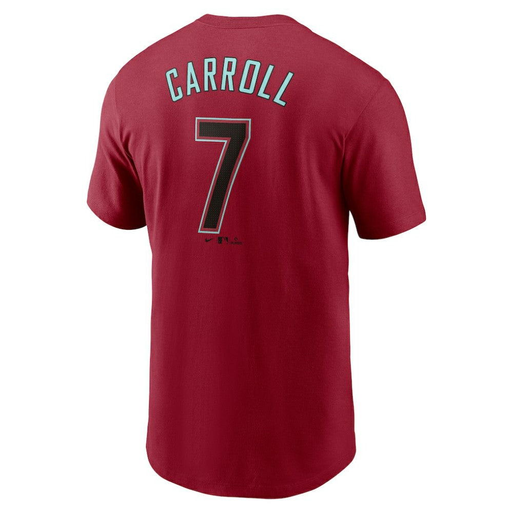 Corbin Carroll Arizona Diamondbacks Nike Fuse Name & Number T-Shirt - Red - Nike on Sale