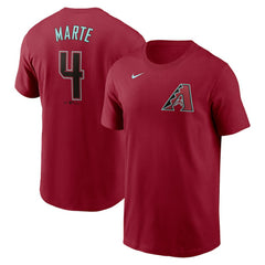 Ketel Marte Arizona Diamondbacks Nike Fuse Name & Number T-Shirt - Red - Nike Sale