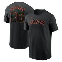 Matt Chapman San Francisco Giants Nike Fuse Name & Number T-Shirt - Black - Nike Discount
