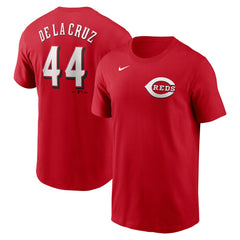 Elly De La Cruz Cincinnati Reds Nike Fuse Name & Number T-Shirt - Red - Nike Sale