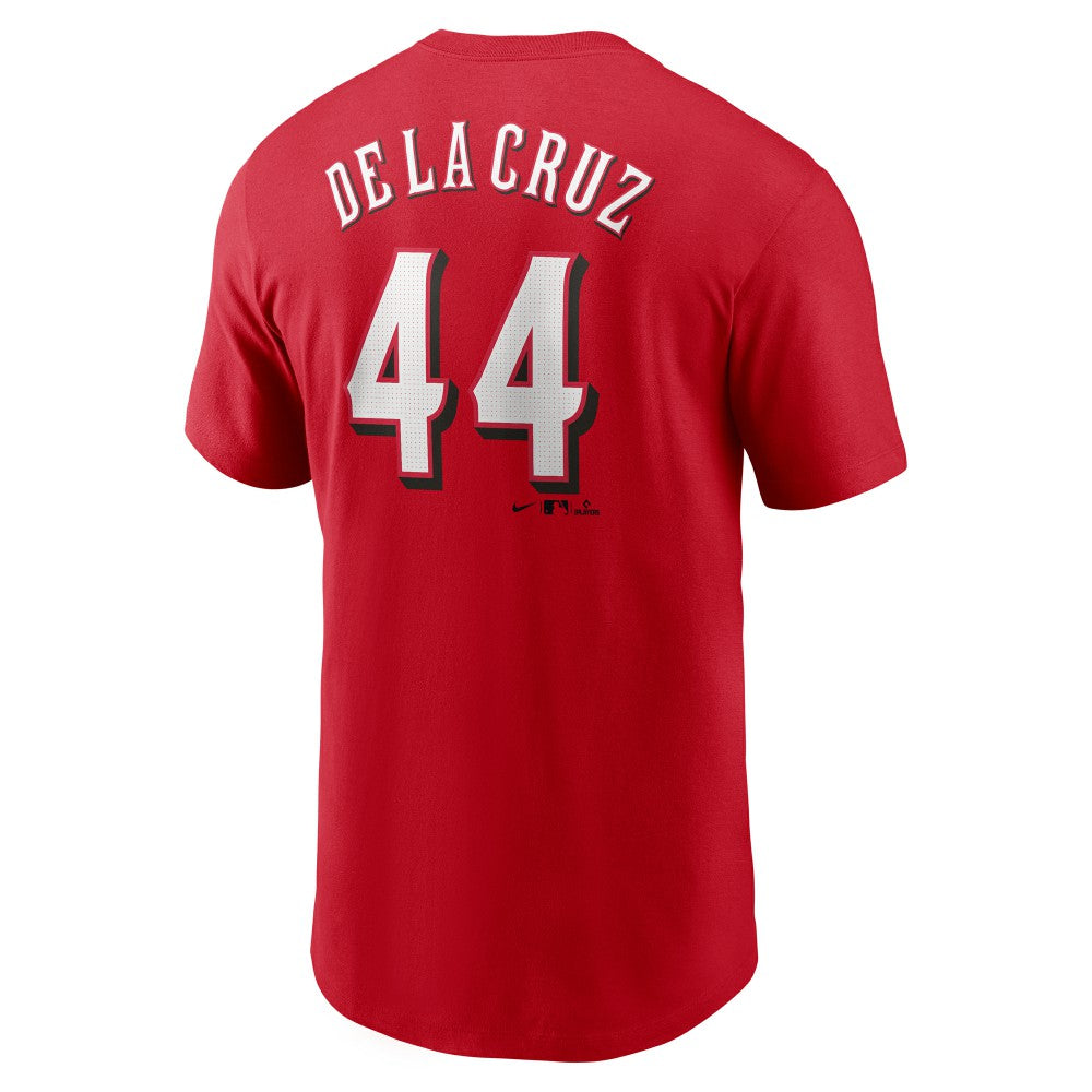 Elly De La Cruz Cincinnati Reds Nike Fuse Name & Number T-Shirt - Red - Nike Sale
