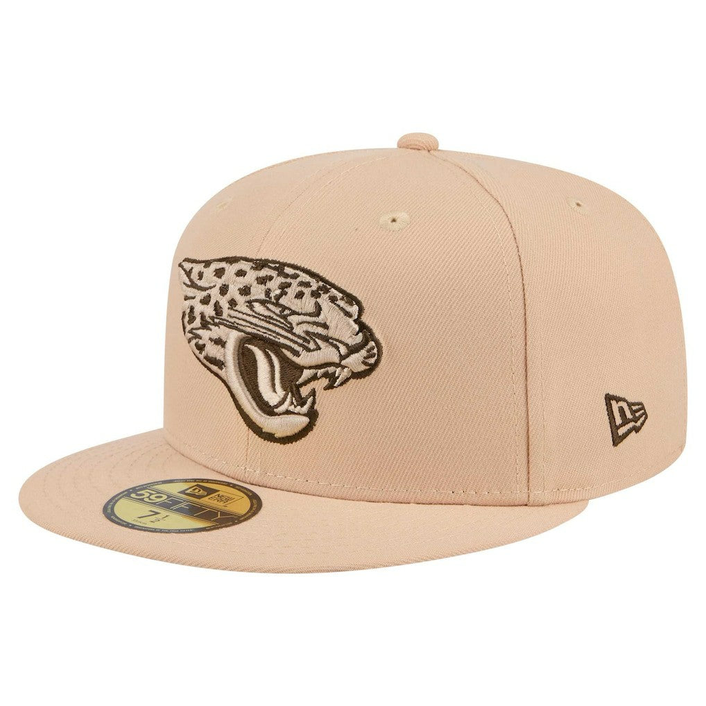 Jacksonville Jaguars New Era Candied Pecan 59FIFTY Fitted Hat Tan