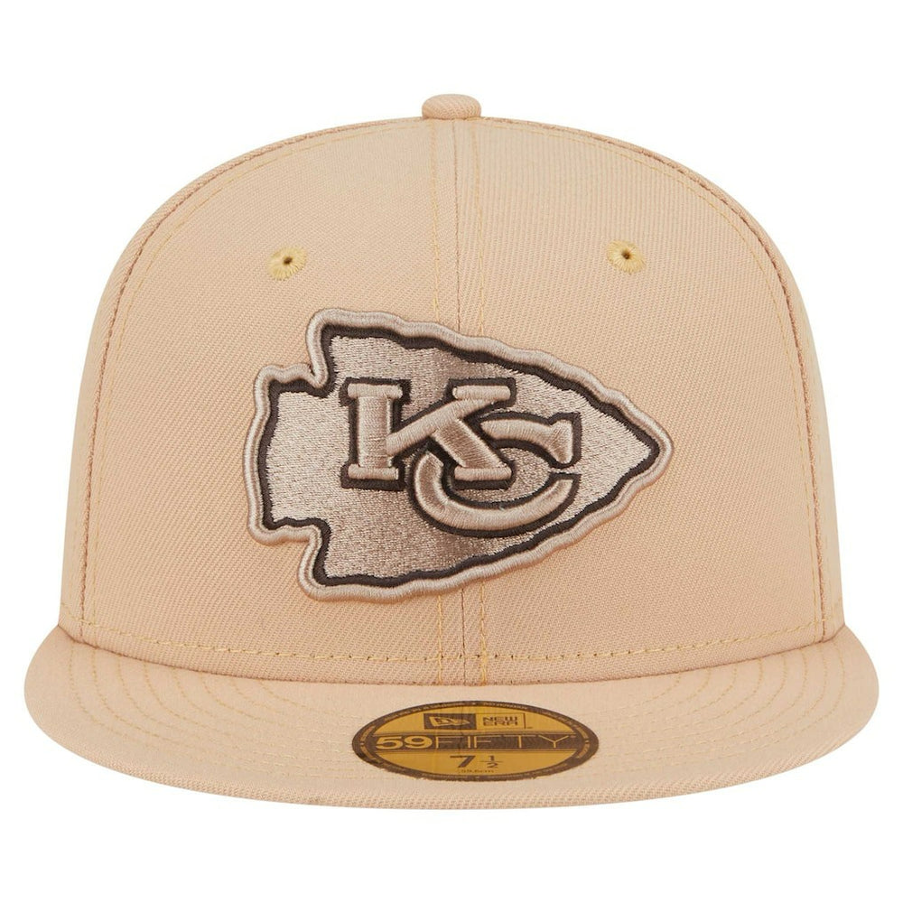 Kansas City Chiefs New Era Candied Pecan 59FIFTY Fitted Hat Tan