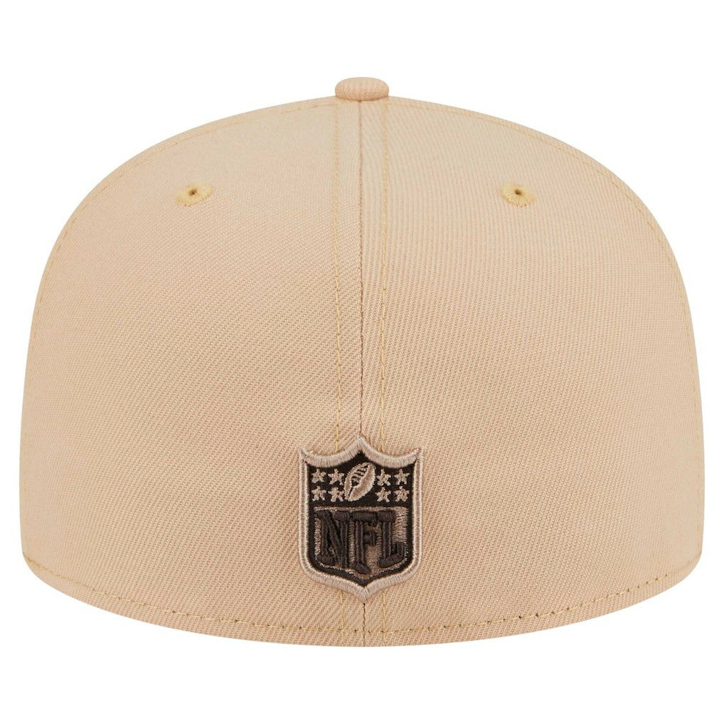 Las Vegas Raiders New Era Candied Pecan 59FIFTY Fitted Hat Tan