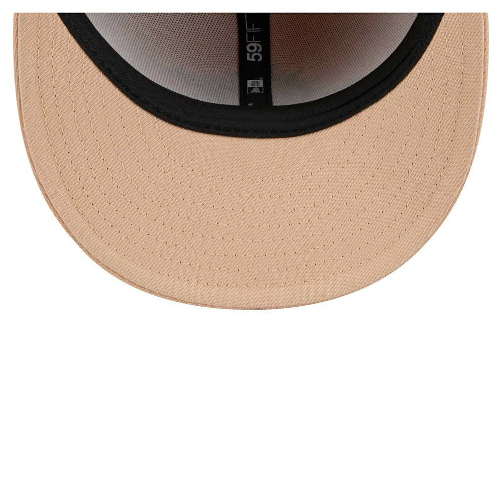 Miami Dolphins New Era Candied Pecan 59FIFTY Fitted Hat Tan