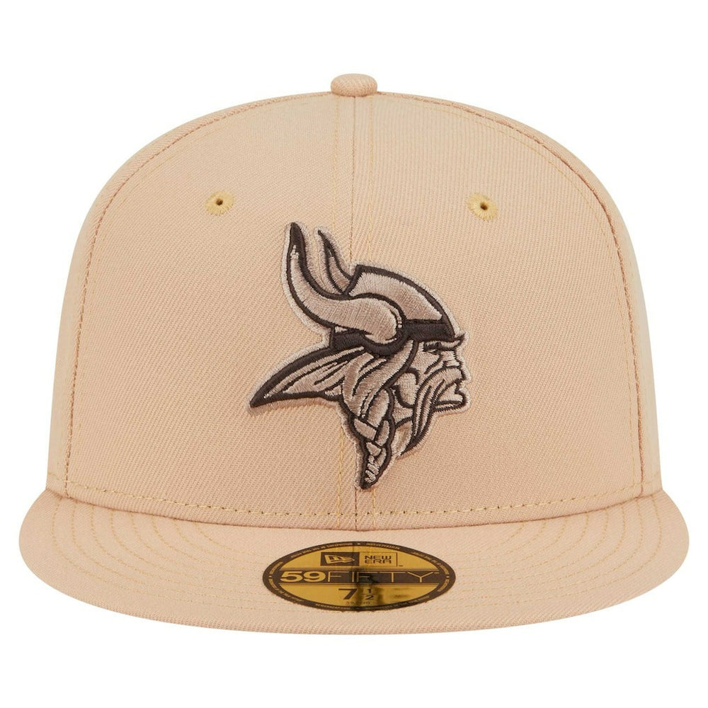 Minnesota Vikings New Era Candied Pecan 59FIFTY Fitted Hat Tan