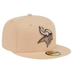 Minnesota Vikings New Era Candied Pecan 59FIFTY Fitted Hat Tan