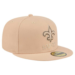 New Orleans Saints New Era Candied Pecan 59FIFTY Fitted Hat Tan