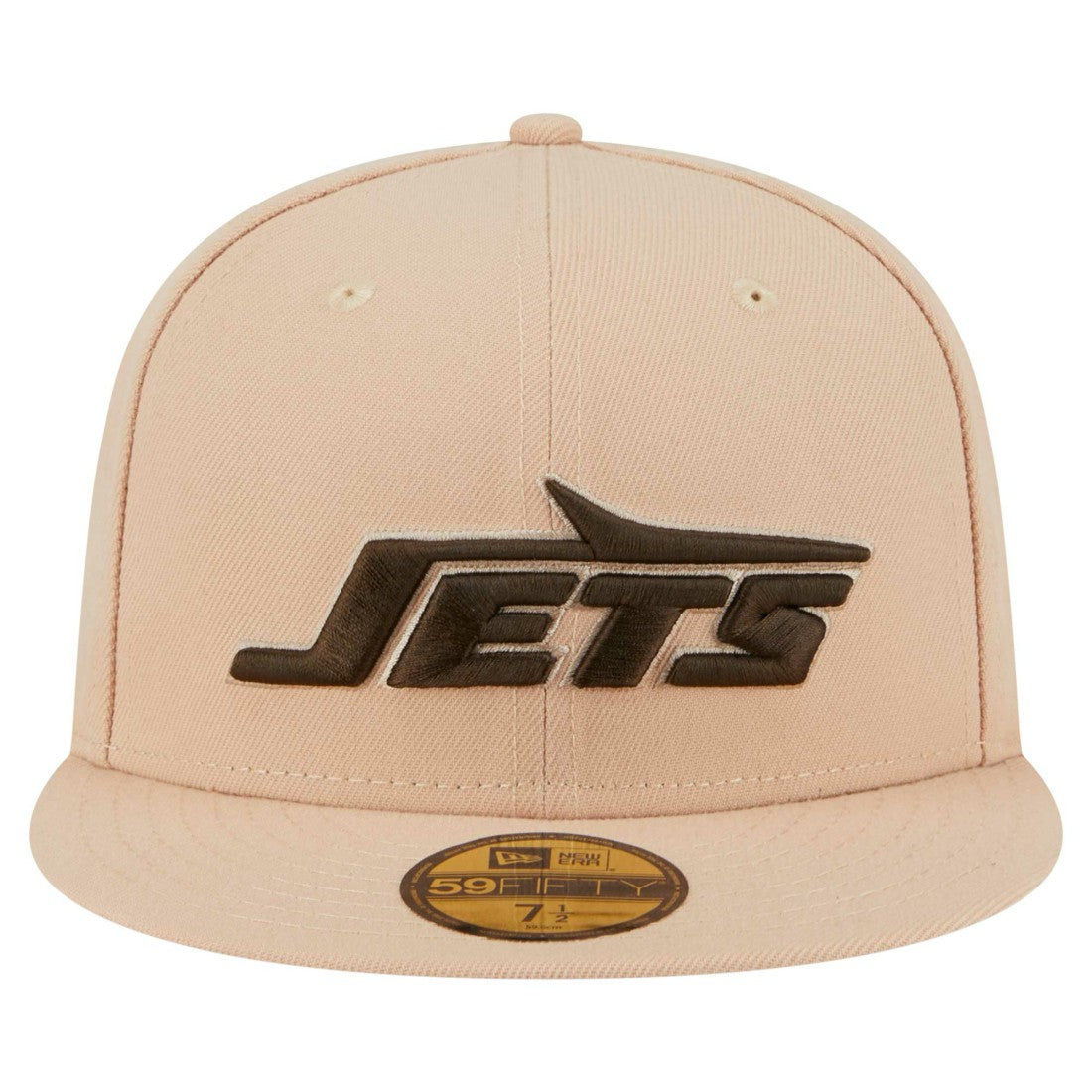 New York Jets New Era Candied Pecan 59FIFTY Fitted Hat Tan