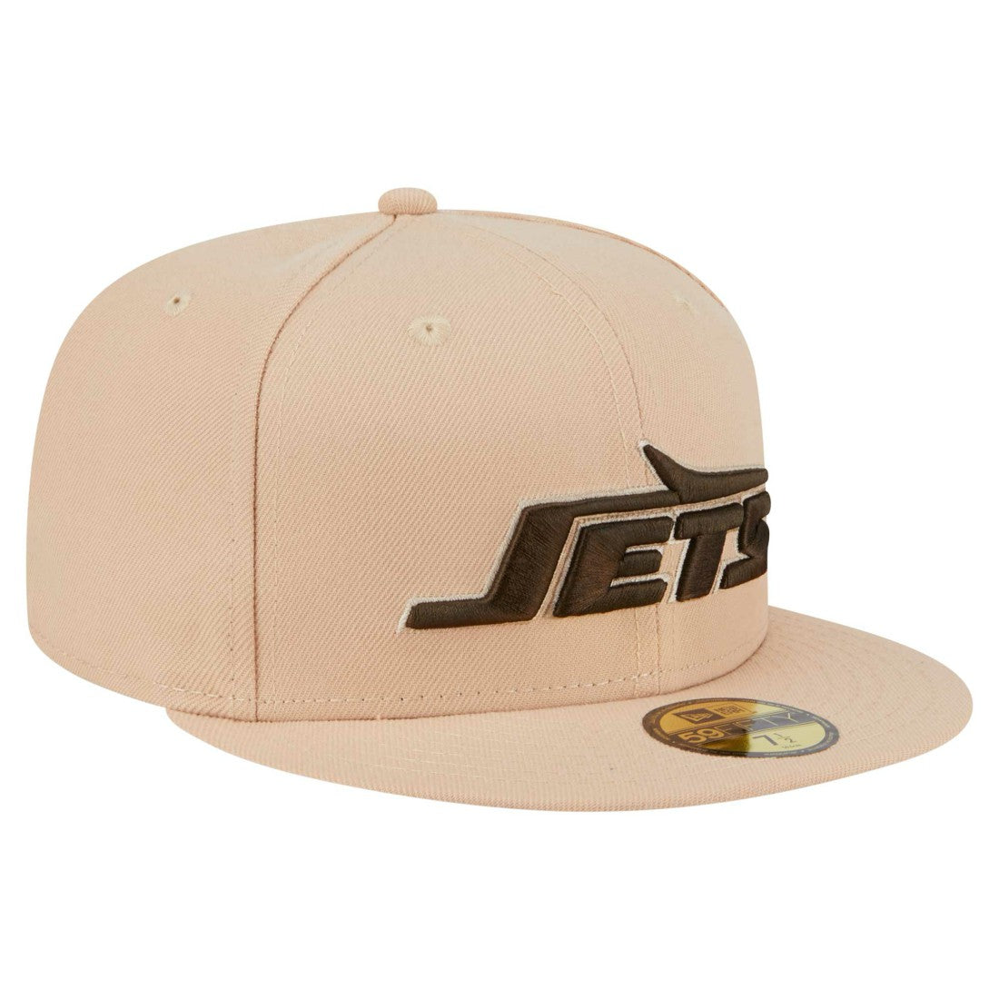 New York Jets New Era Candied Pecan 59FIFTY Fitted Hat Tan
