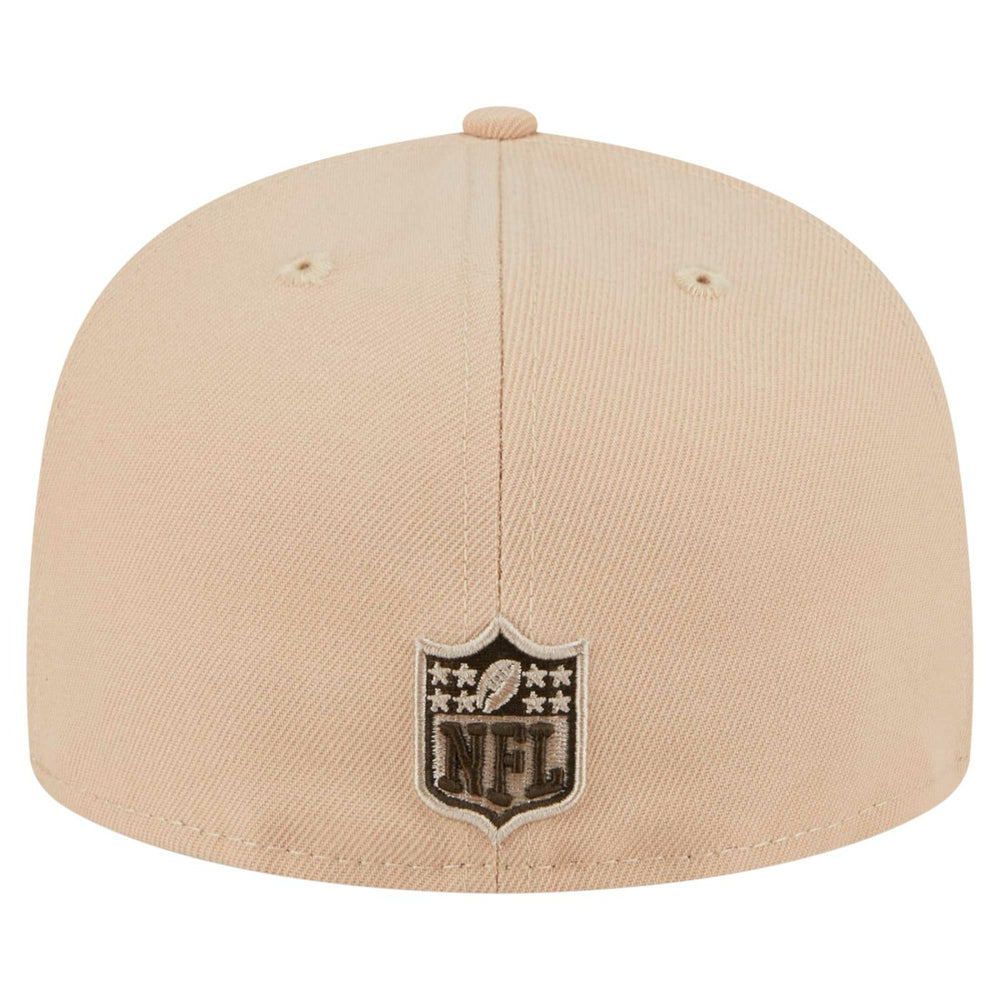 New York Jets New Era Candied Pecan 59FIFTY Fitted Hat Tan