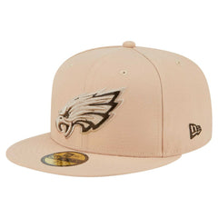 Philadelphia Eagles New Era Candied Pecan 59FIFTY Fitted Hat Tan