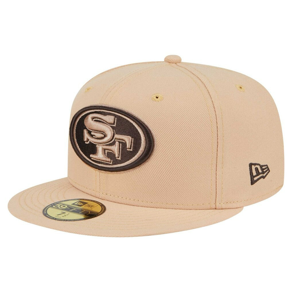 San Francisco 49ers New Era Candied Pecan 59FIFTY Fitted Hat Tan