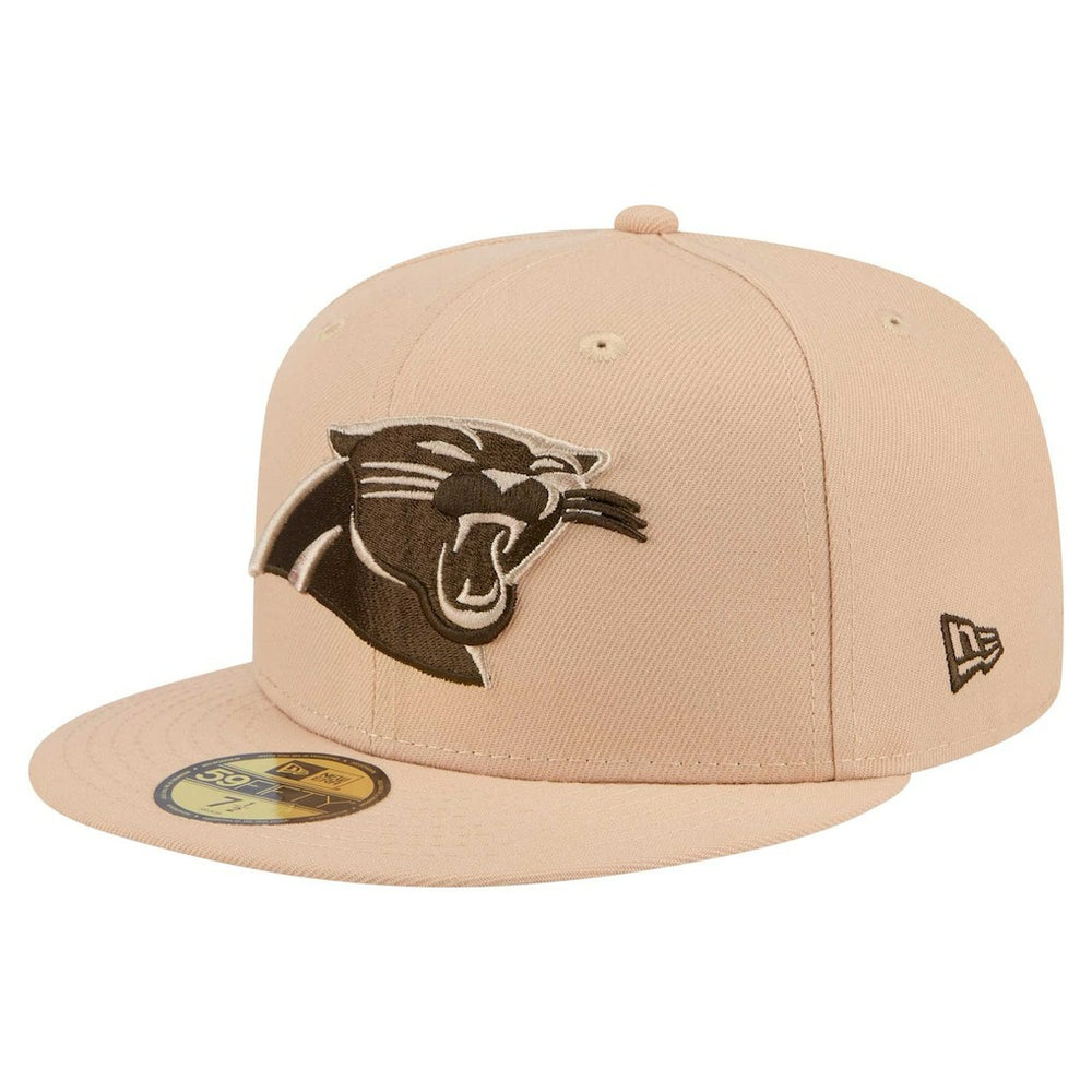 Carolina Panthers New Era Candied Pecan 59FIFTY Fitted Hat Tan