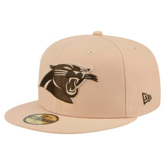 Carolina Panthers New Era Candied Pecan 59FIFTY Fitted Hat Tan